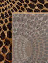 Bistro Lounge Collection Area Rug -  Cappuccino Rectangle Beige  lifestyle 17