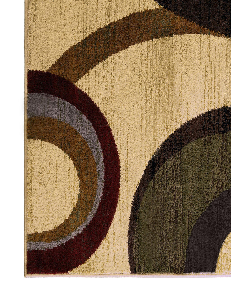 Bistro Lounge Collection Area Rug -  Macchiato Rectangle Beige  lifestyle 17
