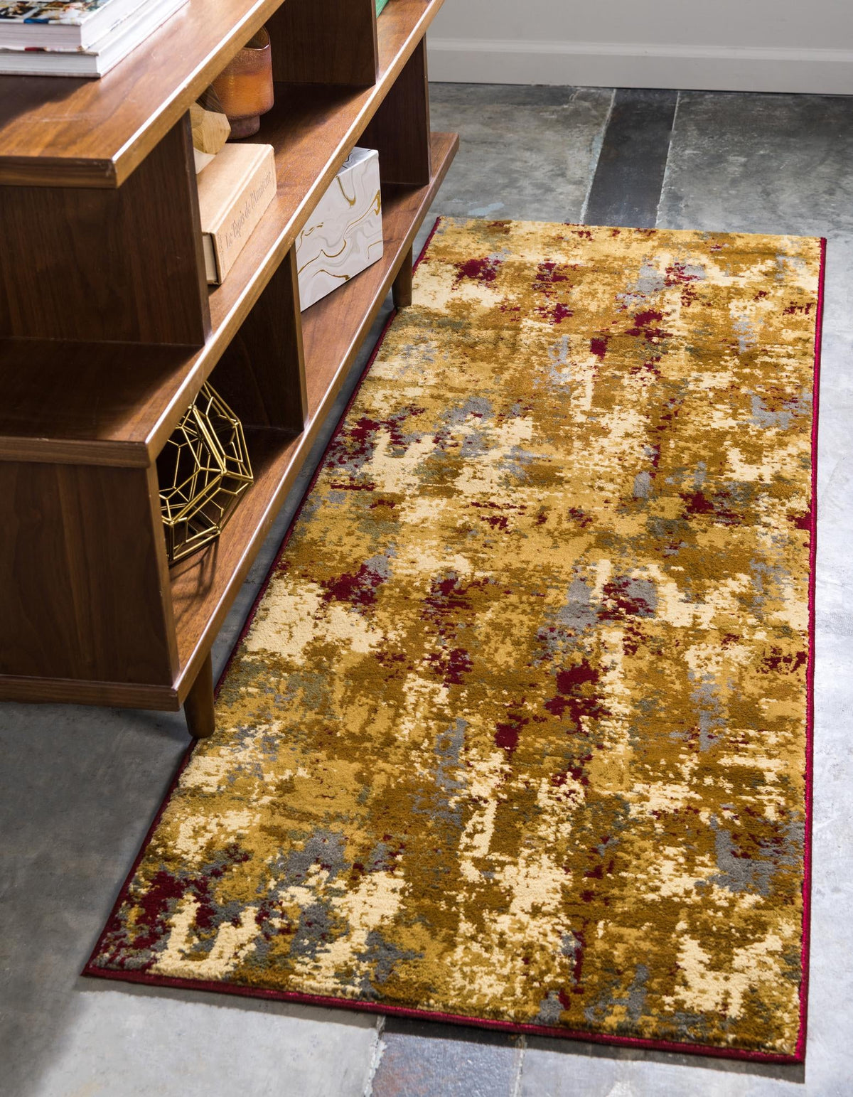Bistro Lounge Collection Area Rug -  Breve Runner Beige  lifestyle 2