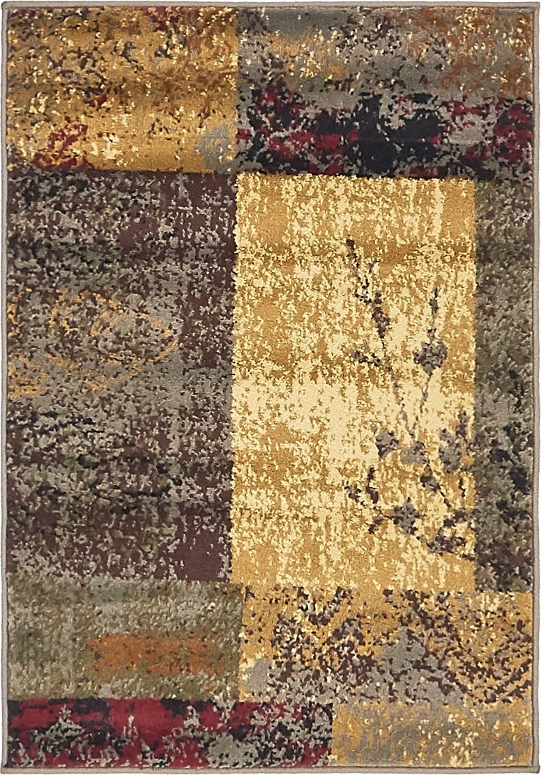Bistro Lounge Collection Area Rug -  Lungo Rectangle Beige Main