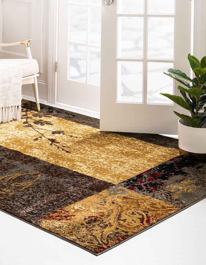 Bistro Lounge Collection Area Rug -  Lungo Rectangle Beige  lifestyle 3