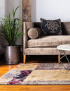 Bistro Lounge Collection Area Rug -  Lungo Rectangle Beige  lifestyle 4