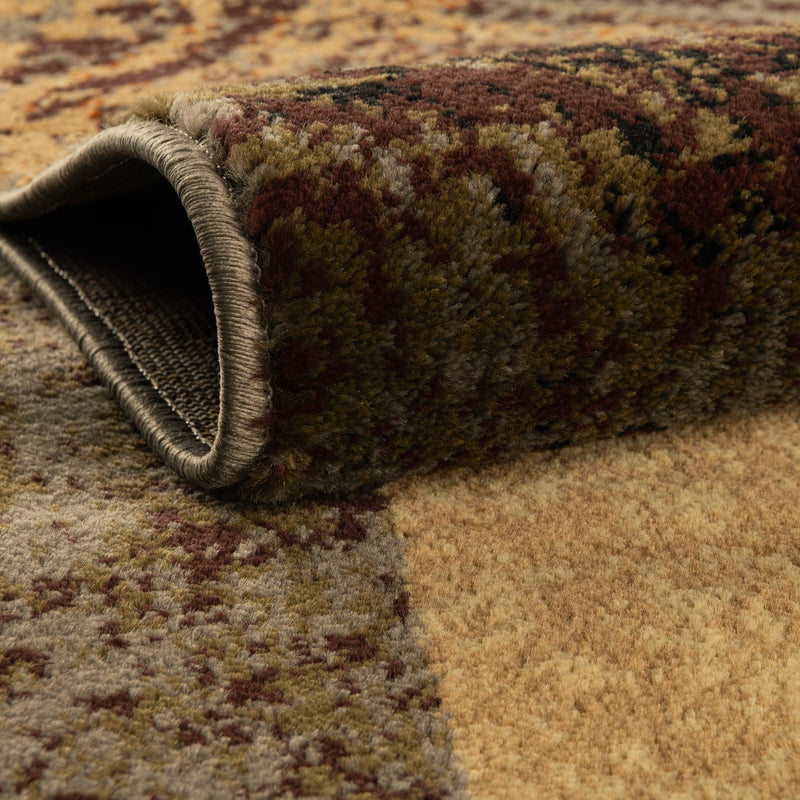 Bistro Lounge Collection Area Rug -  Lungo Rectangle Beige  lifestyle 16