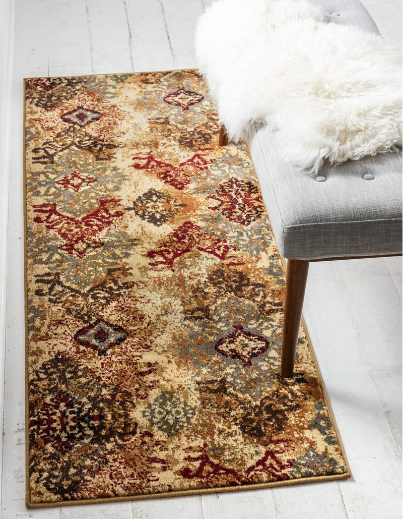 Bistro Lounge Collection Area Rug -  Piccolo Runner Beige  lifestyle 19