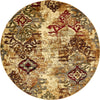 Bistro Lounge Collection Area Rug -  Piccolo Round Beige  lifestyle 17