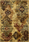 Bistro Lounge Collection Area Rug -  Piccolo Rectangle Beige Main