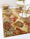 Bistro Lounge Collection Area Rug -  Piccolo Rectangle Beige  lifestyle 2