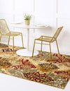 Bistro Lounge Collection Area Rug -  Piccolo Rectangle Beige  lifestyle 3