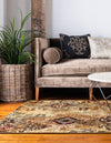 Bistro Lounge Collection Area Rug -  Piccolo Rectangle Beige  lifestyle 4