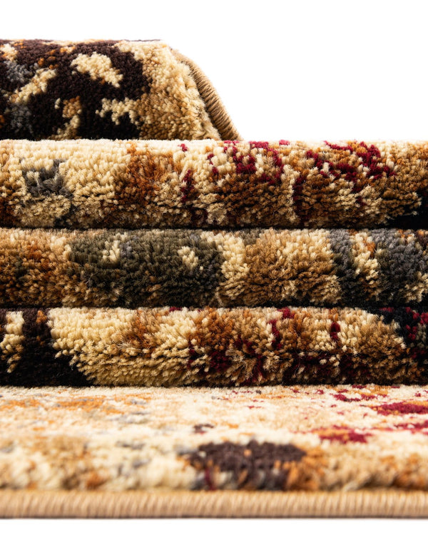 Bistro Lounge Collection Area Rug -  Piccolo Rectangle Beige  lifestyle 14