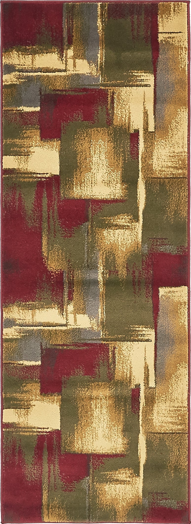 Bistro Lounge Collection Area Rug -  Doppio Runner Multi  lifestyle 11