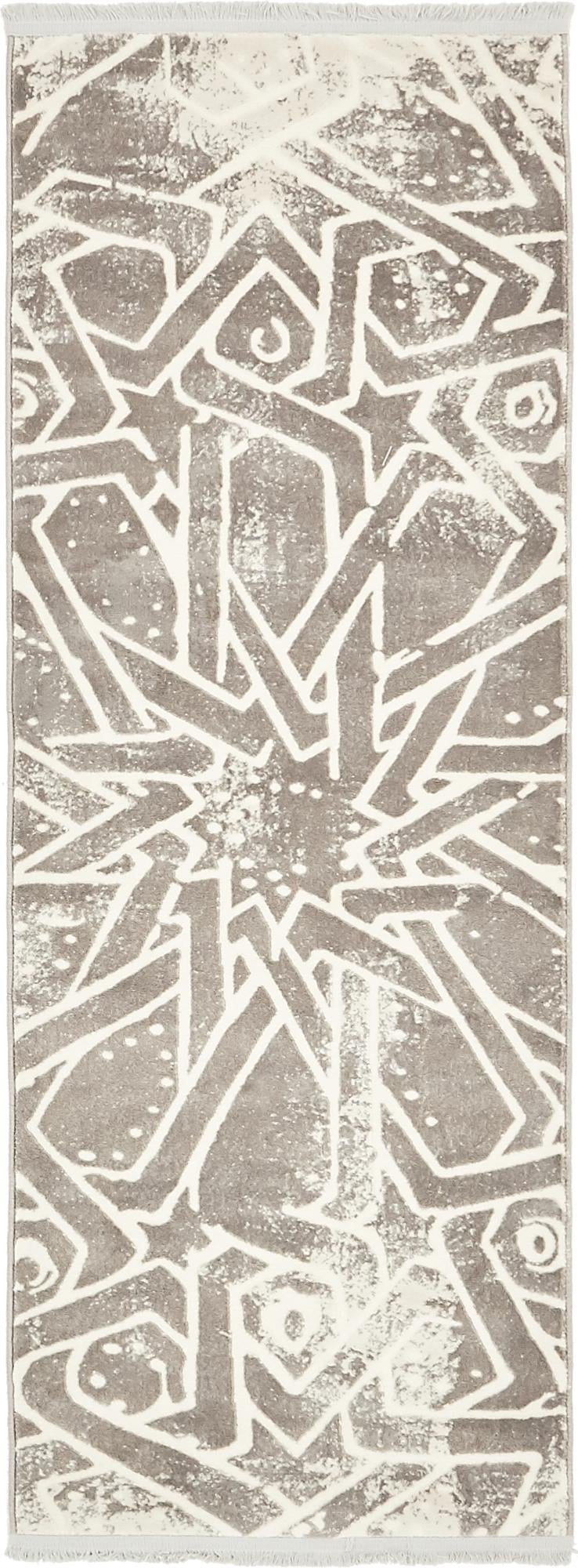 Rustic Charm Revival Collection Area Rug -  Windmill Runner Gray  lifestyle 2