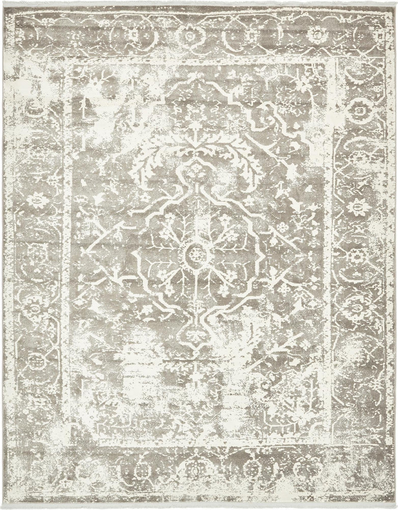 Rustic Charm Revival Collection Area Rug -  Vineyard Rectangle Gray  lifestyle 2