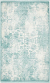 Rustic Charm Revival Collection Area Rug -  Harvest Rectangle Blue Main