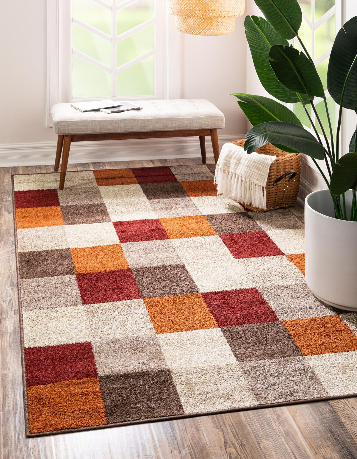 Autumn Meadow Collection Area Rug -  Briarwood Rectangle Multi  lifestyle 2