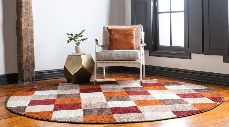 Autumn Meadow Collection Area Rug -  Briarwood Round Multi  lifestyle 15