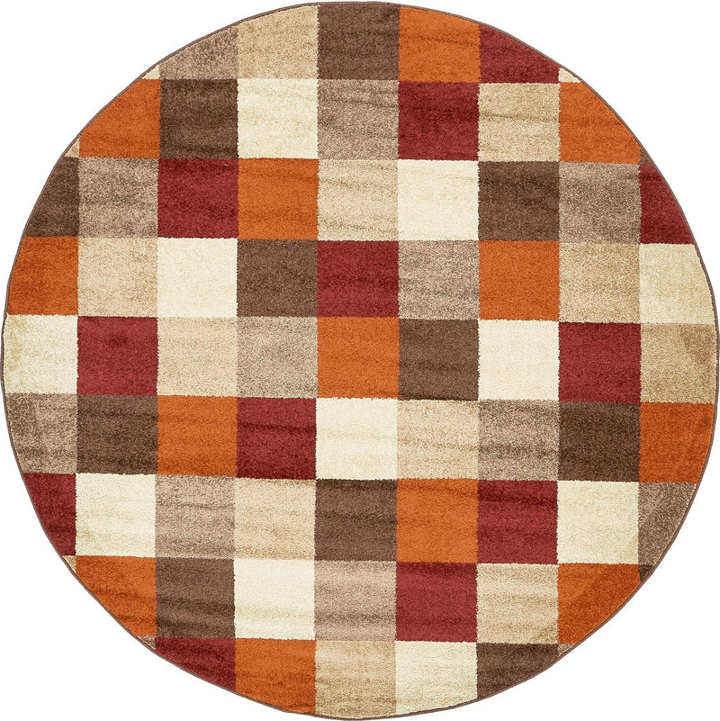 Autumn Meadow Collection Area Rug -  Briarwood Round Multi  lifestyle 11