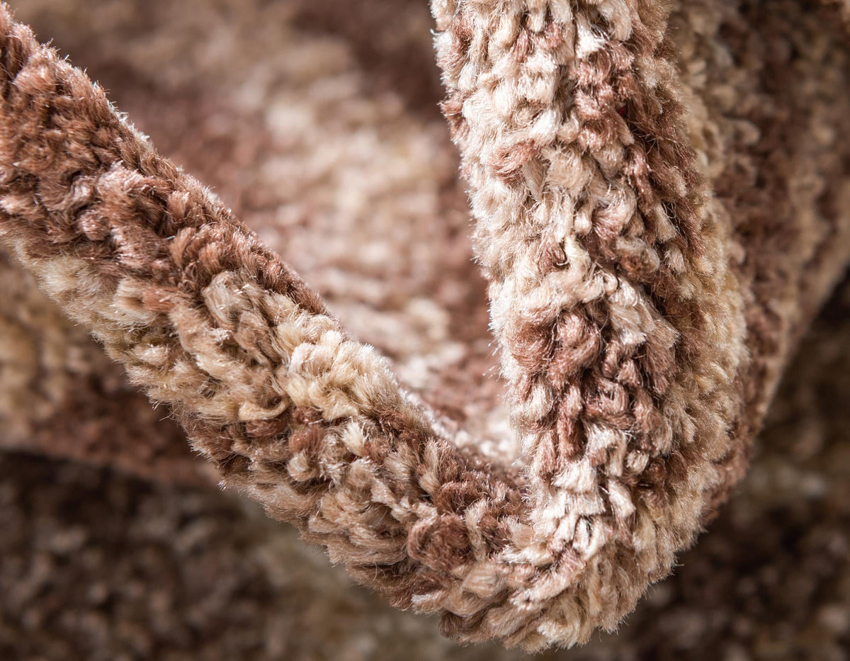 Autumn Meadow Collection Area Rug -  Copperleaf Round Tan  lifestyle 8