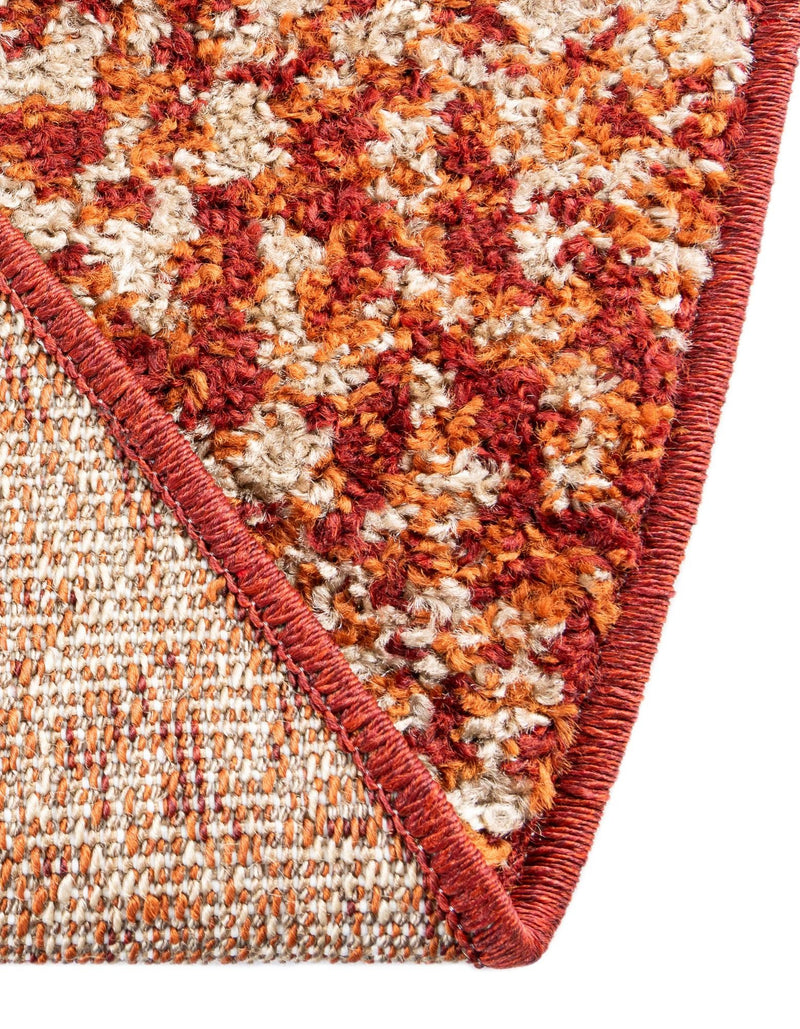 Autumn Meadow Collection Area Rug -  Ironbark Round Terracotta  lifestyle 51