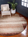 Autumn Meadow Collection Area Rug -  Maplecrest Round Beige  lifestyle 13