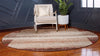 Autumn Meadow Collection Area Rug -  Maplecrest Round Beige  lifestyle 17