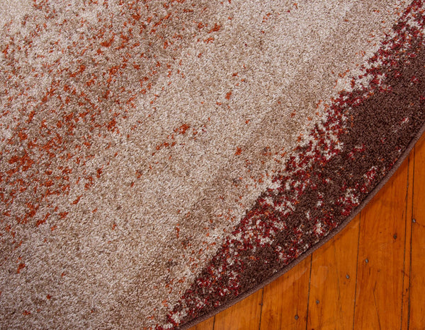 Autumn Meadow Collection Area Rug -  Maplecrest Round Beige  lifestyle 29