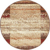 Autumn Meadow Collection Area Rug -  Maplecrest Round Beige  lifestyle 11