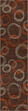 Autumn Meadow Collection Area Rug -  Ferngrove Runner Brown  lifestyle 45