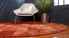 Autumn Meadow Collection Area Rug -  Harvesthill Round Terracotta  lifestyle 32