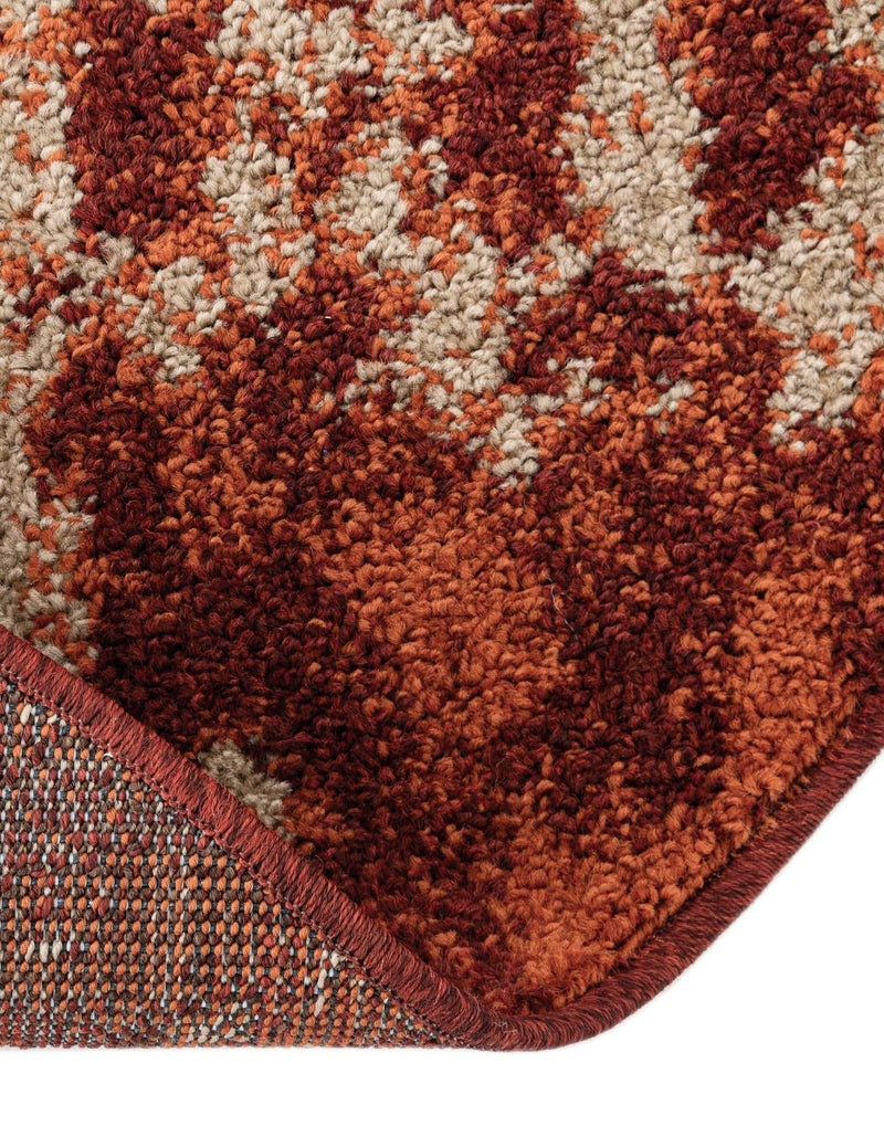 Autumn Meadow Collection Area Rug -  Harvesthill Round Terracotta  lifestyle 53