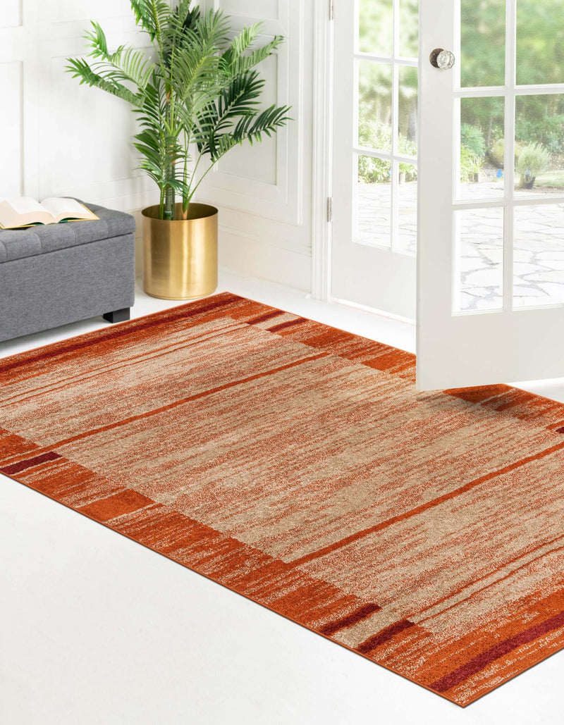 Autumn Meadow Collection Area Rug -  Nutmegwood Rectangle Beige  lifestyle 9