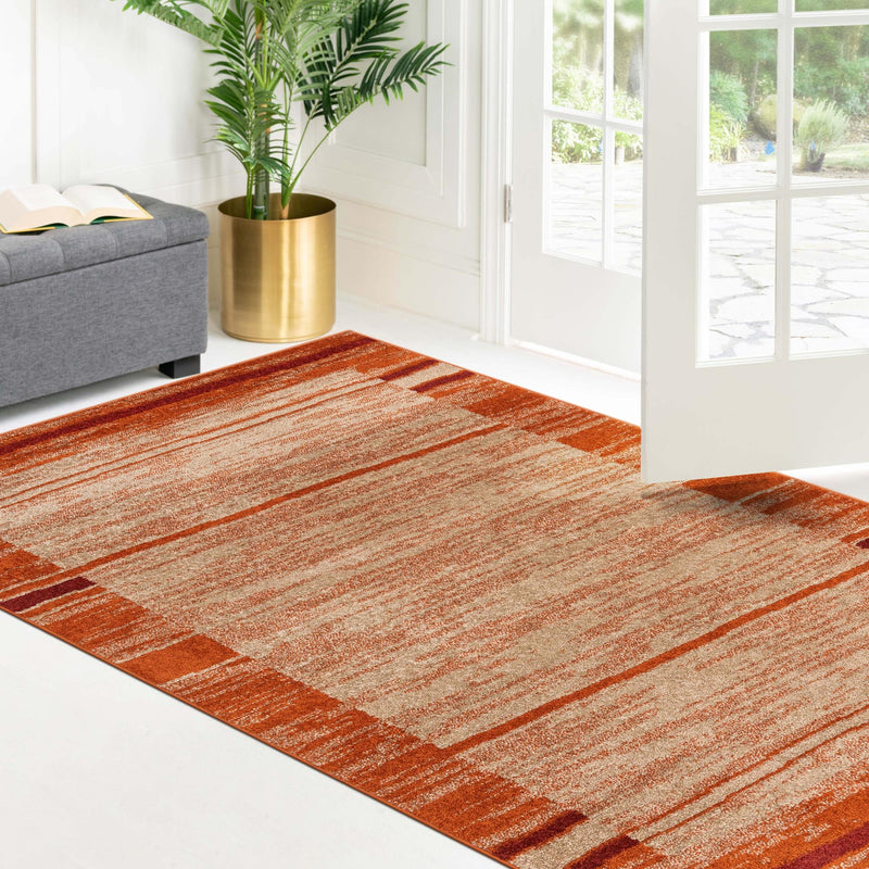 Autumn Meadow Collection Area Rug -  Nutmegwood Rectangle Beige  lifestyle 50