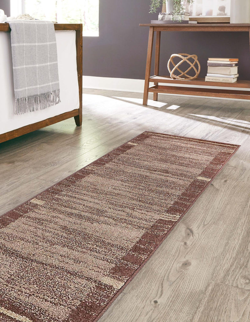 Autumn Meadow Collection Area Rug -  Nutmegwood Runner Brown  lifestyle 72