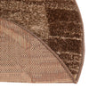 Autumn Meadow Collection Area Rug -  Nutmegwood Round Brown  lifestyle 95