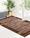 Autumn Meadow Collection Area Rug -  Nutmegwood Rectangle Brown  lifestyle 10