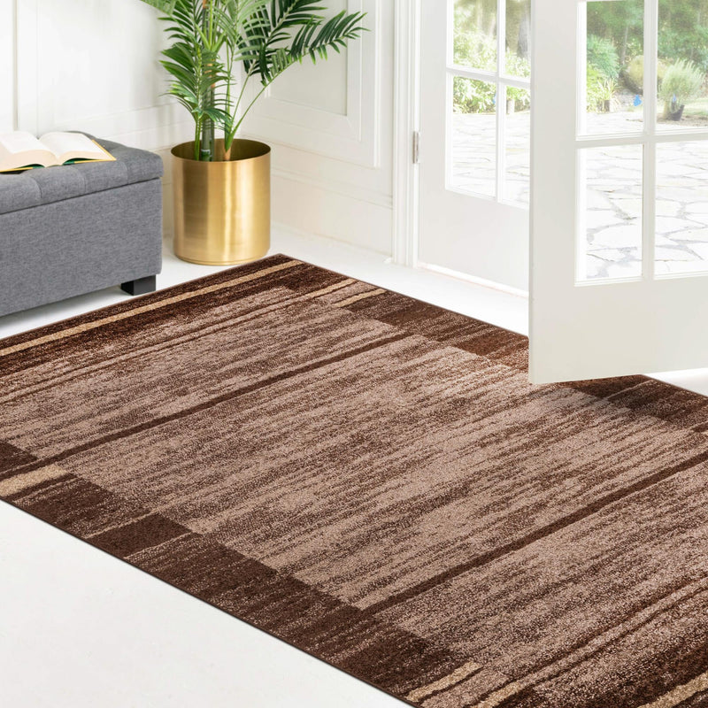 Autumn Meadow Collection Area Rug -  Nutmegwood Rectangle Brown  lifestyle 51