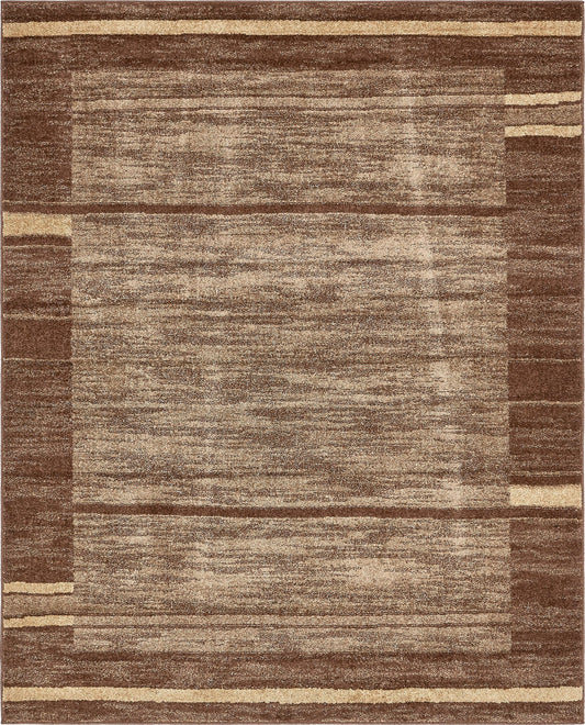 Autumn Meadow Collection Area Rug -  Nutmegwood Rectangle Brown Main