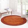 Autumn Meadow Collection Area Rug -  Nutmegwood Round Terracotta  lifestyle 147
