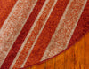 Autumn Meadow Collection Area Rug -  Oakhollow Round Rust Red  lifestyle 36