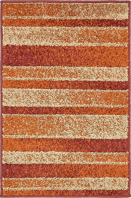 Autumn Meadow Collection Area Rug -  Oakhollow Rectangle Rust Red Main