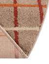 Autumn Meadow Collection Area Rug -  Pumpkinpatch Round Light Brown  lifestyle 25