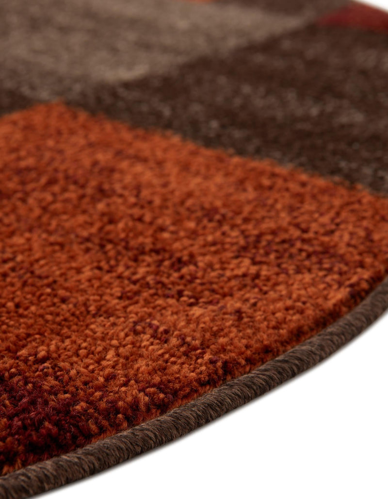 Autumn Meadow Collection Area Rug -  Sycamoreside (Multi) Round Multi  lifestyle 46