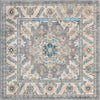 Salzburg Elegance Collection Area Rug -  Getreidegasse Square Gray  lifestyle 13