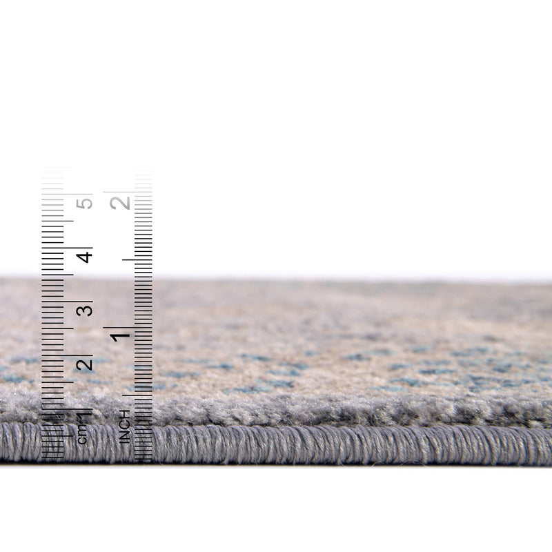 Salzburg Elegance Collection Area Rug -  Hellbrunn Square Gray  lifestyle 59