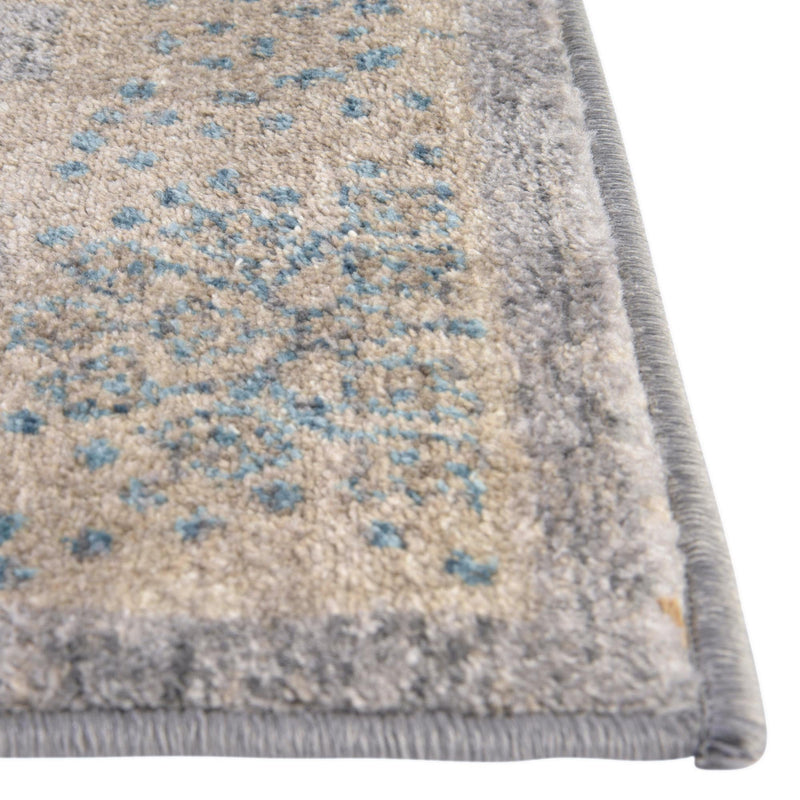 Salzburg Elegance Collection Area Rug -  Hellbrunn Square Gray  lifestyle 61