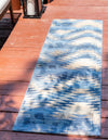 Urban Terrace Collection Area Rug -  Jetty Runner Blue  lifestyle 31