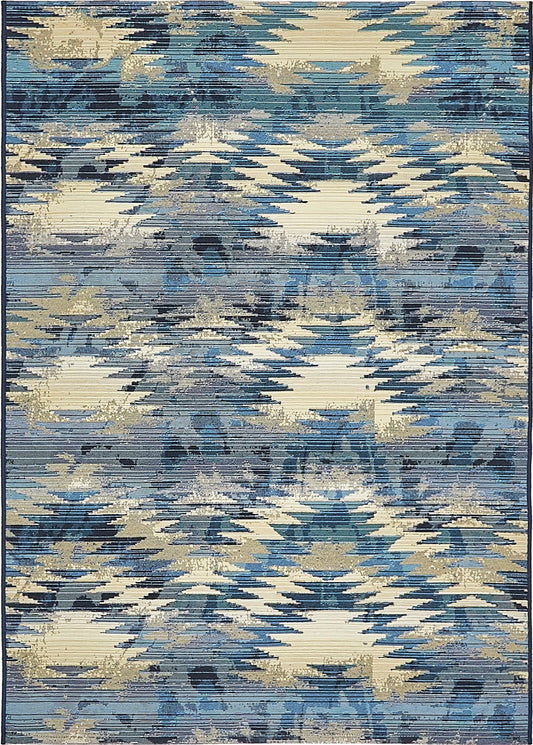 Urban Terrace Collection Area Rug -  Jetty Rectangle Blue Main