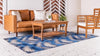 Urban Terrace Collection Area Rug -  Jetty Rectangle Blue  lifestyle 8