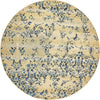 Garden Terrace Escape Collection Area Rug -  Fauna Round Beige  lifestyle 12