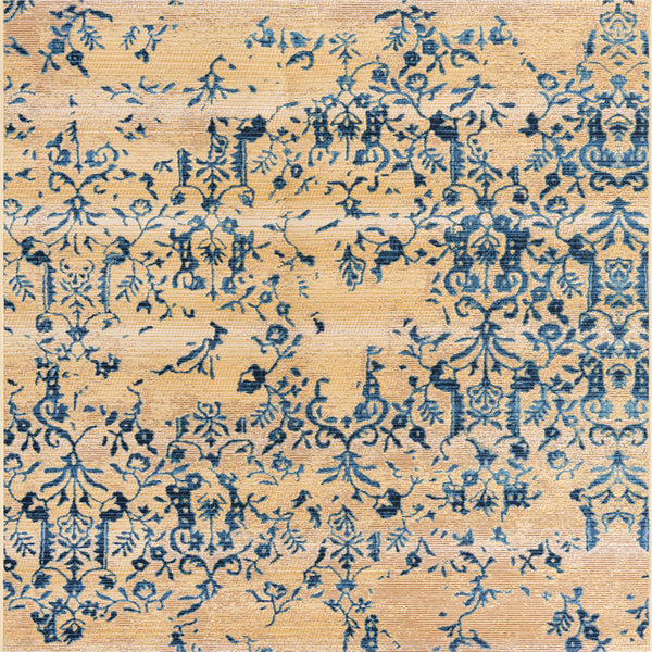 Garden Terrace Escape Collection Area Rug -  Fauna Square Beige  lifestyle 13